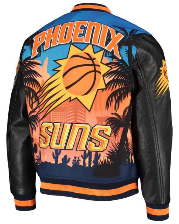 Phoenix Suns Team Remix Varsity Full-Zip Jacket