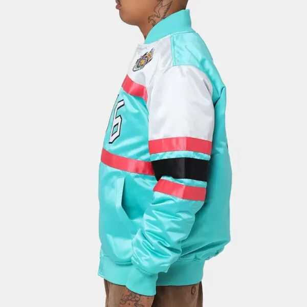 NBA Weekend 1996 Hardwood Classics Teal Satin Jacket