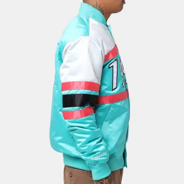 NBA Weekend 1996 Hardwood Classics Teal Satin Jacket