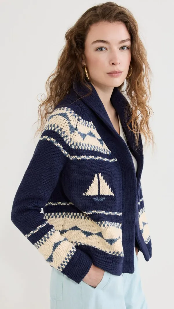 The Perfect Couple 2024 Nicole Kidman Sailboat Cardigan