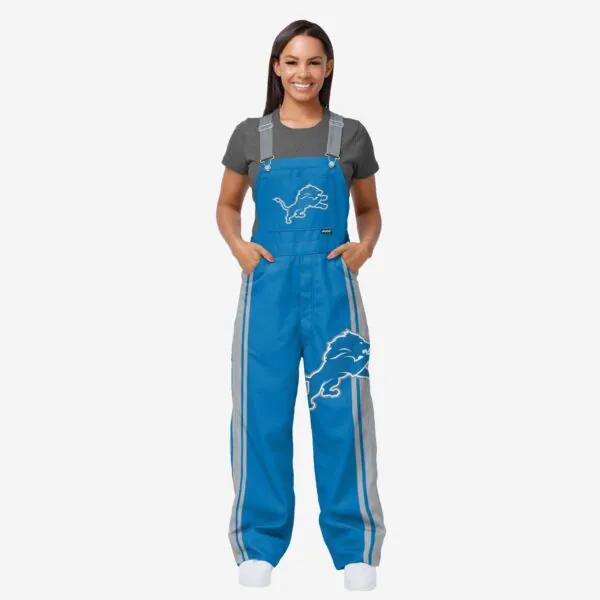 Detroit Lions Team Stripe Bib Overalls