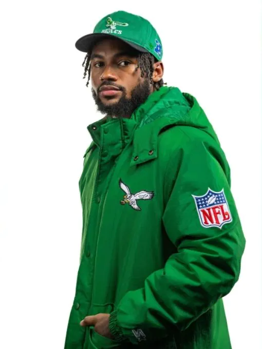 Eagles Exclusive Kelly Green Starter Jacket