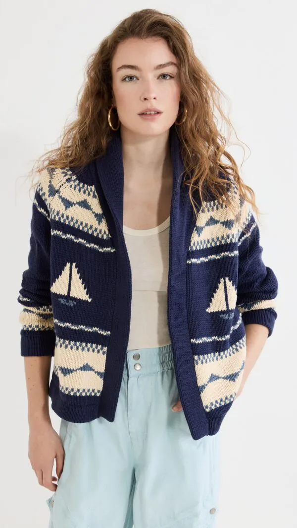 The Perfect Couple 2024 Nicole Kidman Sailboat Cardigan