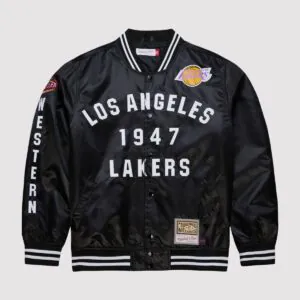 Los Angeles Lakers Dune Royal Black Varsity Jacket