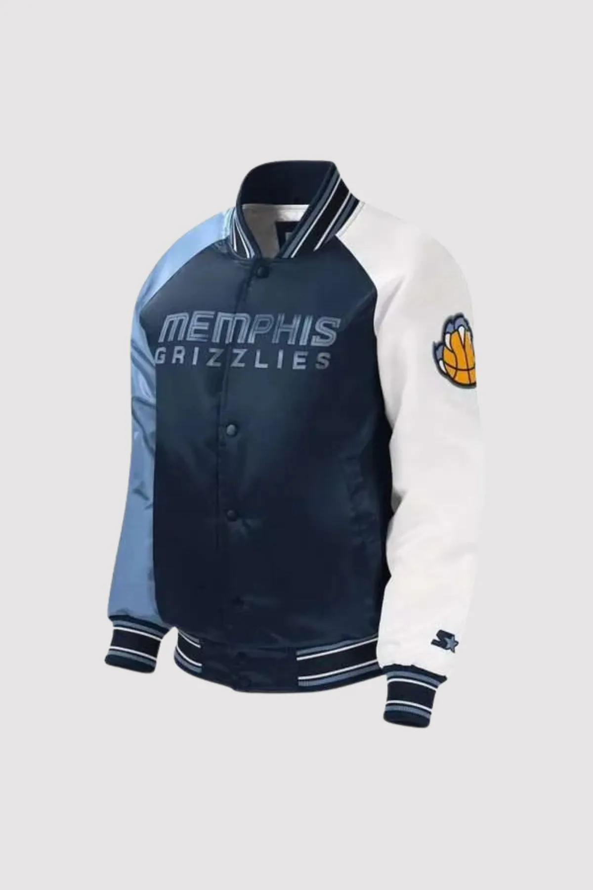 Memphis Grizzlies Youth Varsity Satin Jacket