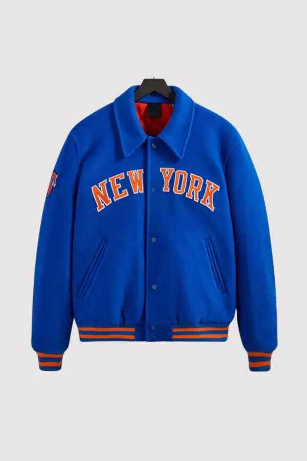 New York Knicks Wool Varsity Jacket