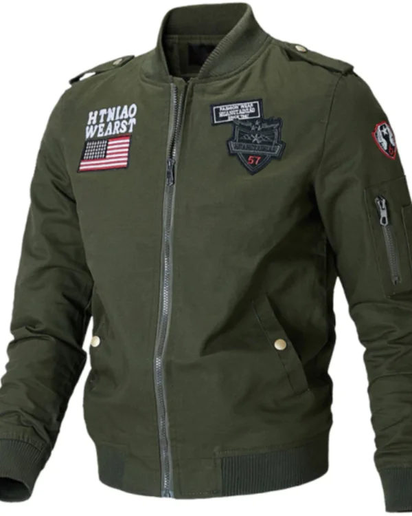 Army Military Motorcycle Jacket