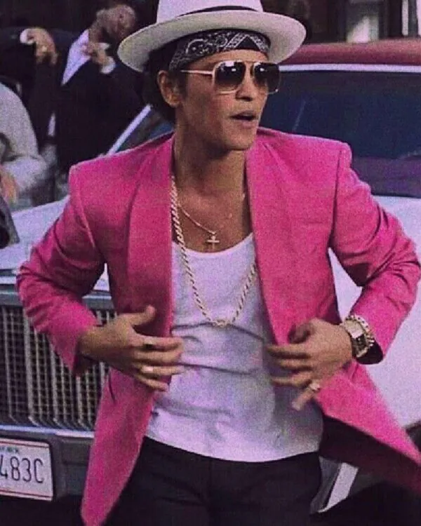 Bruno Mars Pink Blazer