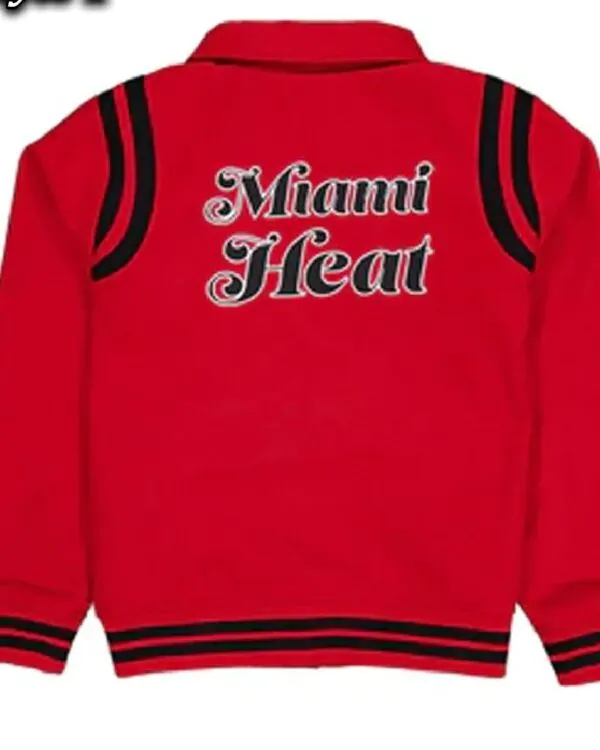 Miami Heat Sport Night Teddy Varsity Jacket