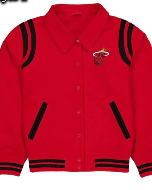 Miami Heat Sport Night Teddy Varsity Jacket