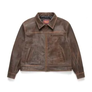 Mutimer Brown Leather Jacket