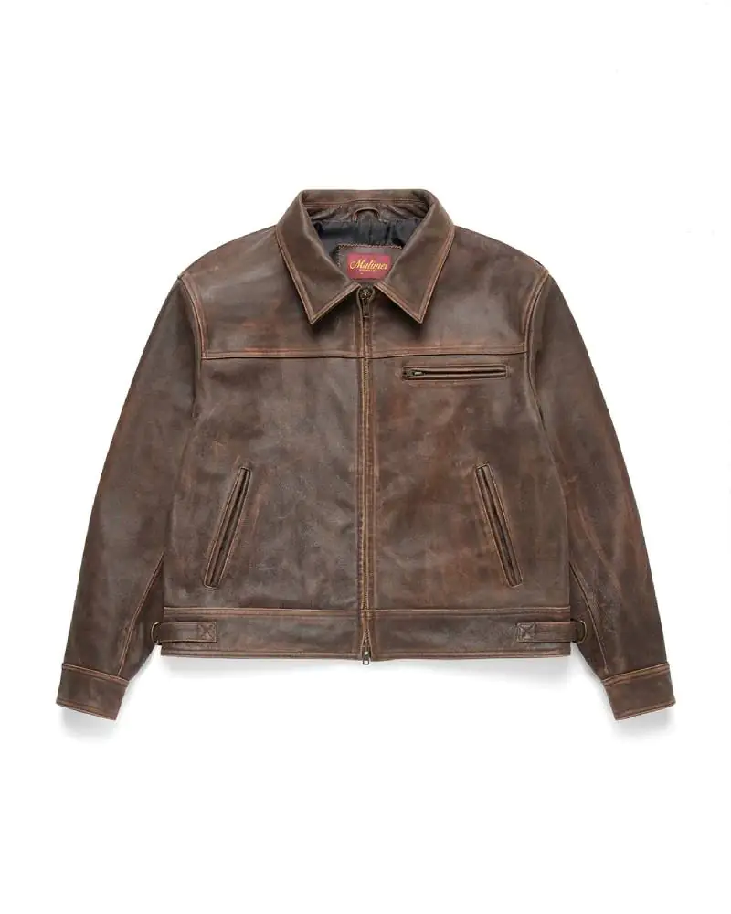 Mutimer Brown Leather Jacket