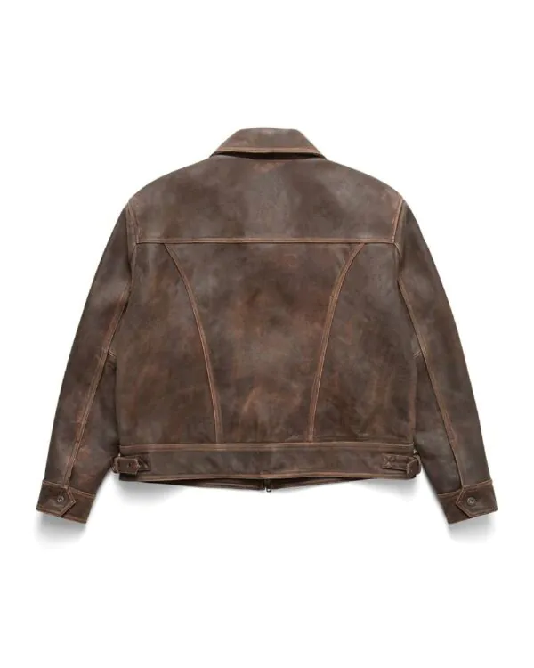 Mutimer Brown Leather Jacket