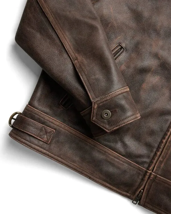 Mutimer Brown Leather Jacket