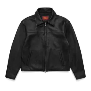 Mutimer Black Leather Jacket