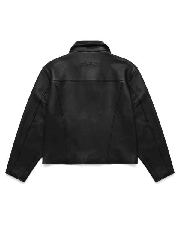 Mutimer Black Leather Jacket