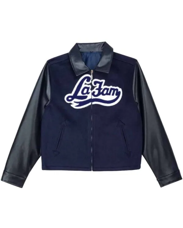 La Fam Red Varsity Jacket