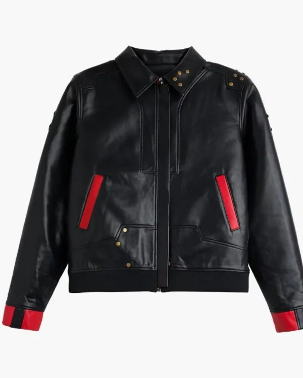 Arcane Season 2 VI Black Leather Jacket