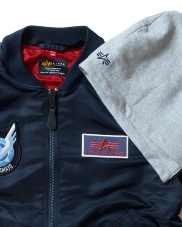 STRICT-G x ALPHA Mobile Suit Gundam SEED FREEDOM Light MA-1 Natus Jacket