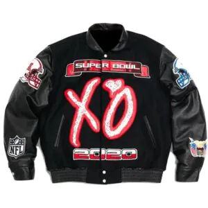 XO The Weeknd Super Bowl LV Varsity Jacket