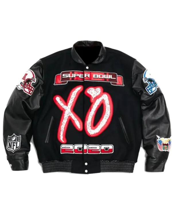 XO The Weeknd Super Bowl LV Varsity Jacket