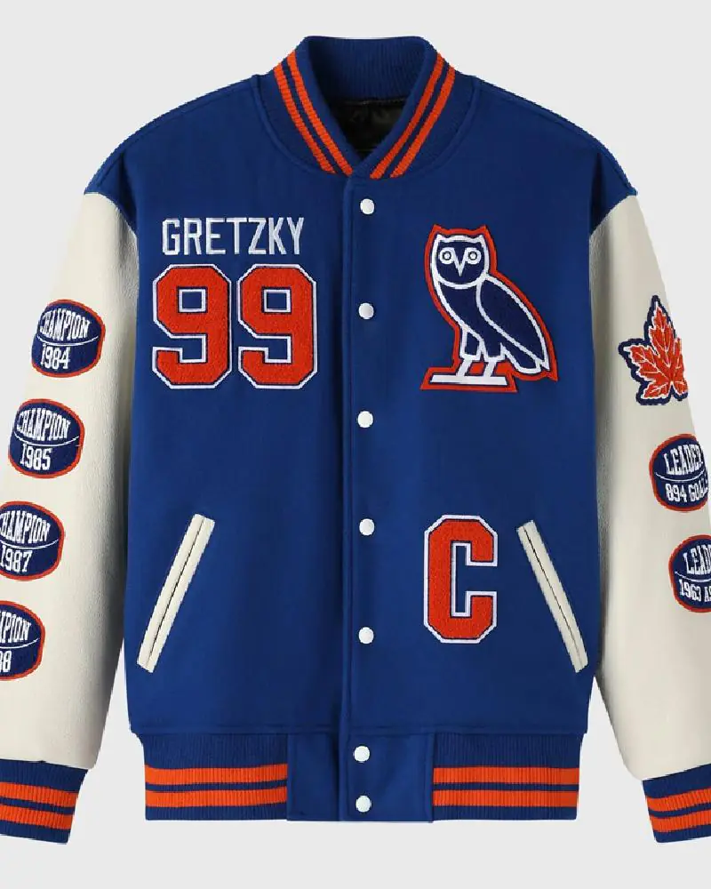 Gretzky The Great One OVO Varsity Jacket