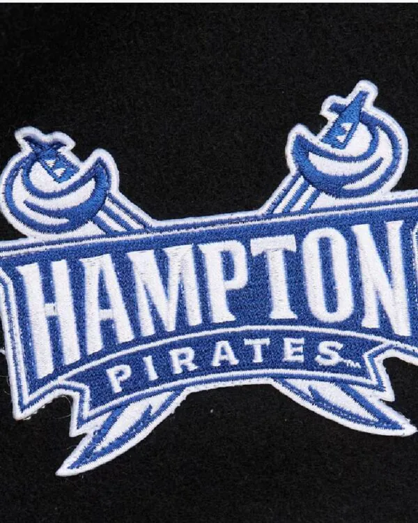 Hampton Pirates Homecoming Black Varsity Jacket