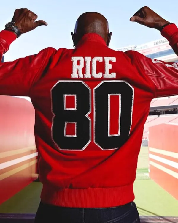 Jerry Rice San Francisco 49ers Varsity Jacket