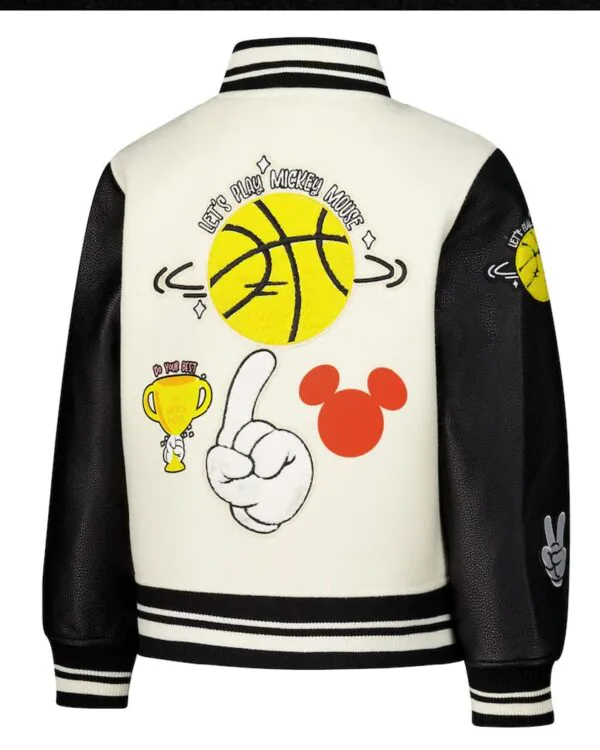 Mickey Mouse Basketball Varsity Jacket