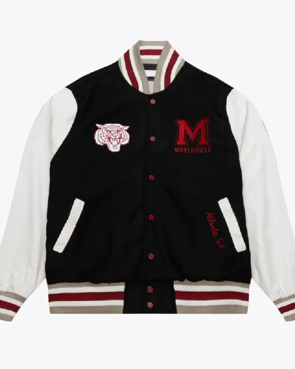 Morehouse Maroon Tigers Homecoming Black Varsity Jacket