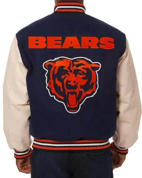 NFL Chicago Bears Varsity Navy Blue Jacket