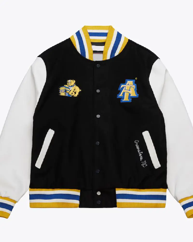 North Carolina A&T Aggies Homecoming Black Varsity Jacket