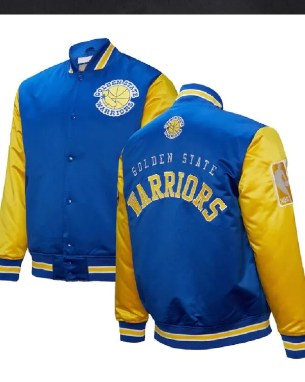 Primetime Golden State Warriors Royal And Gold Jacket