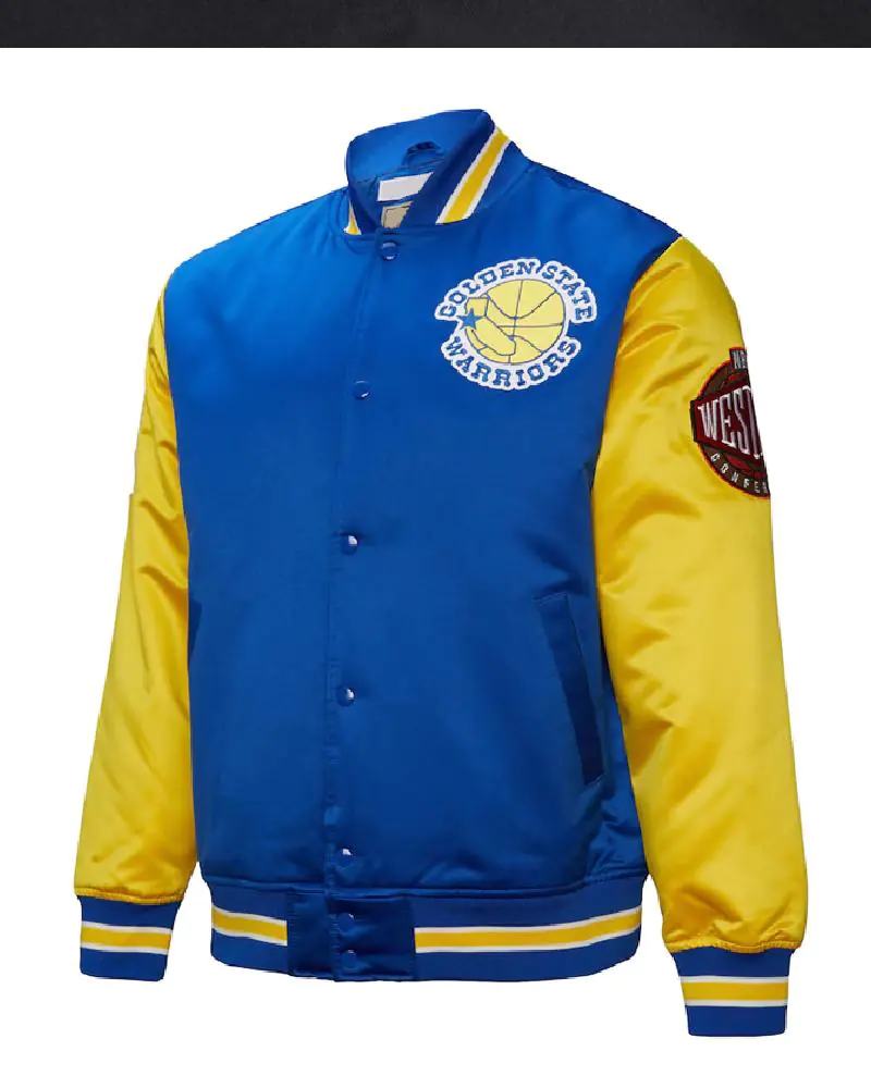 Primetime Golden State Warriors Royal And Gold Jacket