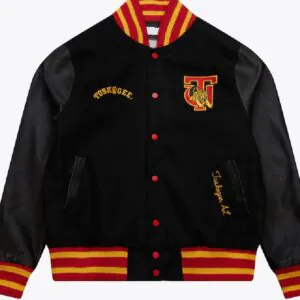 Tuskegee Golden Tigers Homecoming Black Varsity Jacket