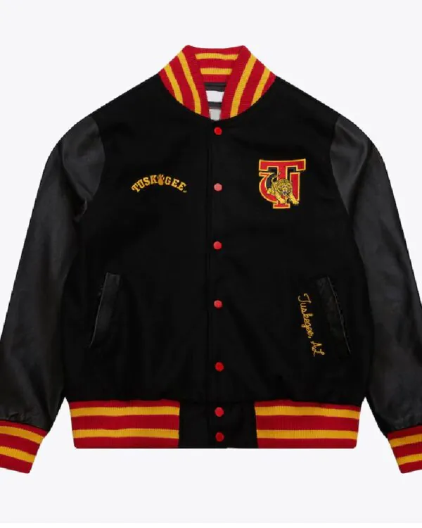 Tuskegee Golden Tigers Homecoming Black Varsity Jacket