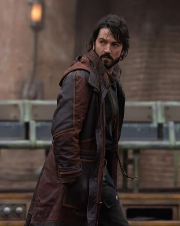 Andor Diego Luna Leather Coat